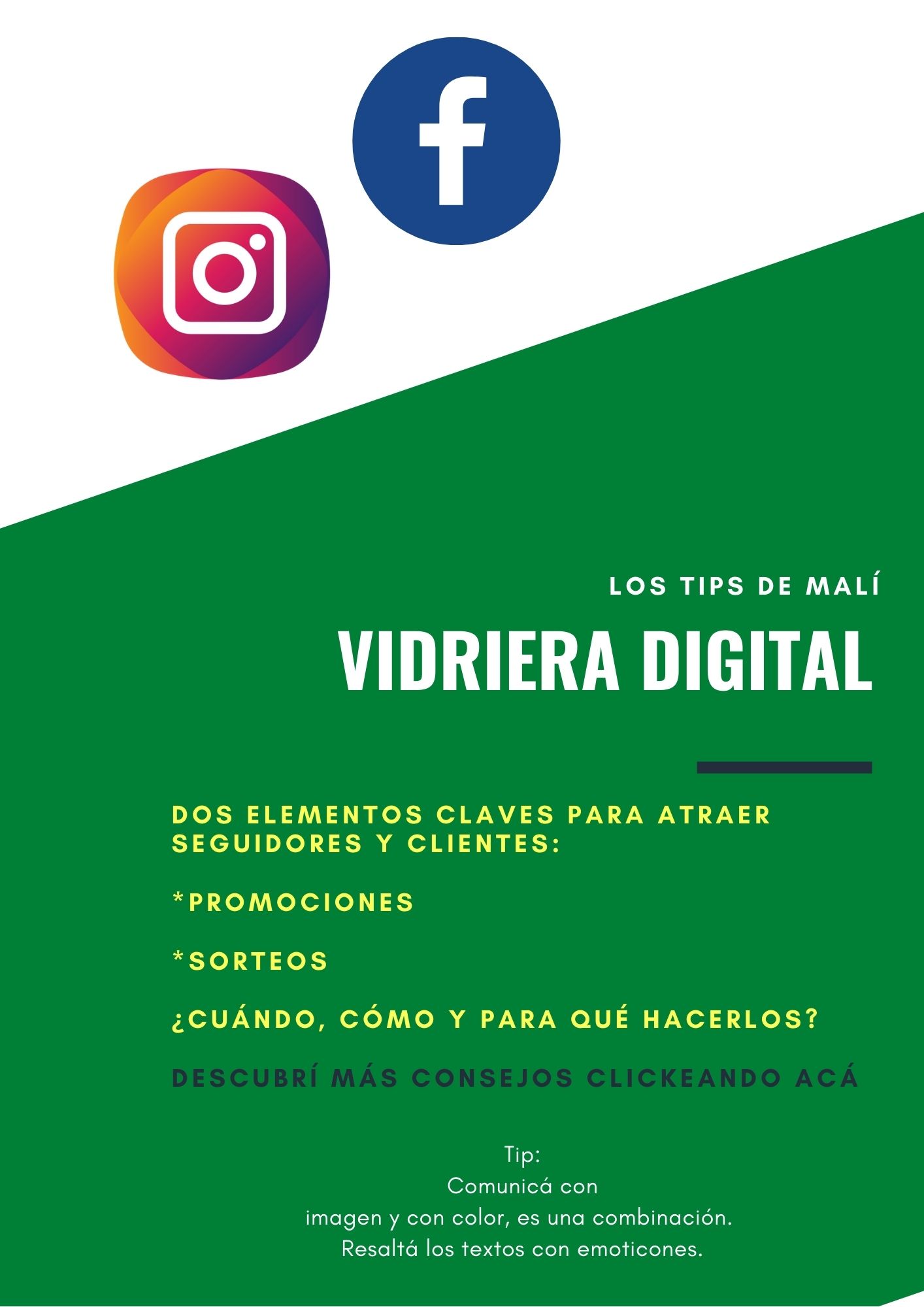 ¡Promos y sorteos en tus redes!